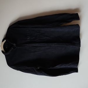 ASOS Design Corduroy Shirt, Black, size Large/Tall, 40 - 42 Chest